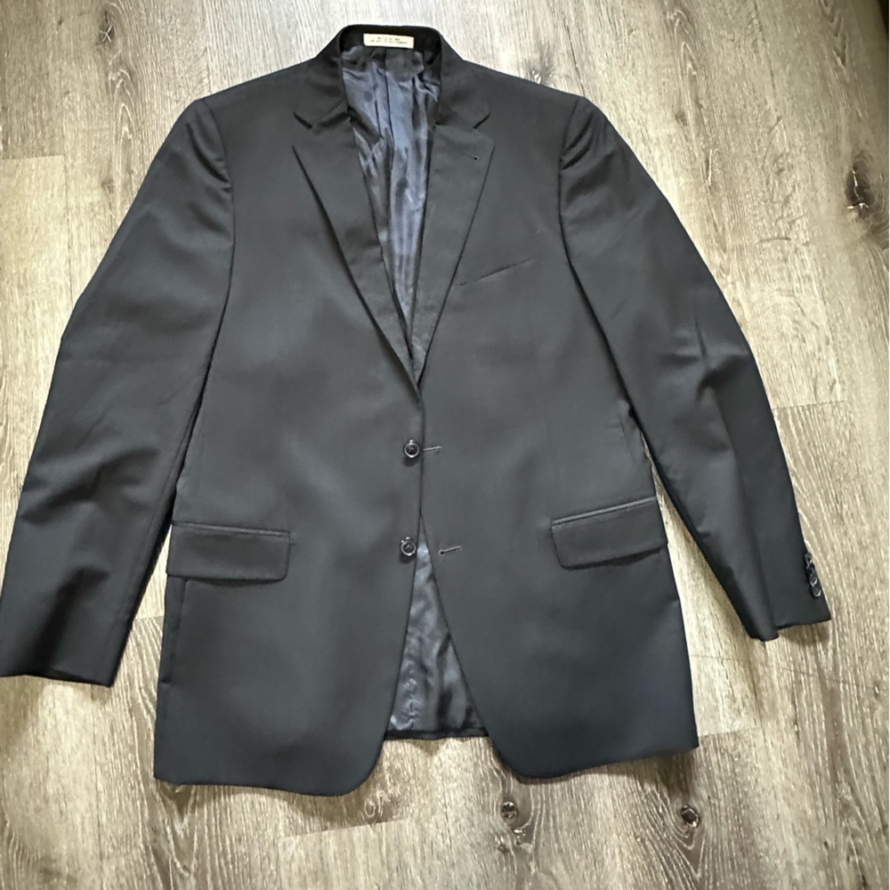 Classic dark gray color Men's Blazer - Picture 10 of 10
